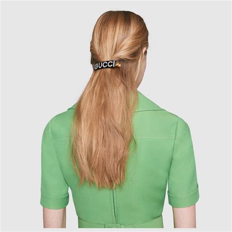 gucci barrettes|gucci crystal hair barrette.